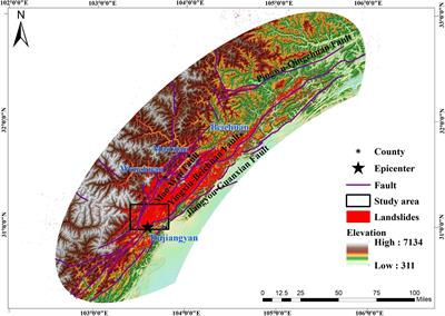 Spatial Patterns and Scaling Distributions of Earthquake-Induced Landslides—A Case Study of Landslides in Watersheds Along Dujiangyan–Wenchuan Highway